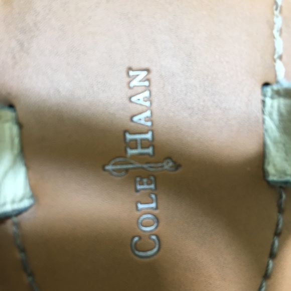 Cole Haan Patent Leather Blue Sandals Toddler 6 - Picture 3 of 3